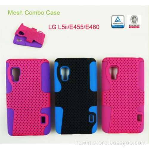 Mesh Combo 20-in-1 PC + Silicone Cover for LG L5ii